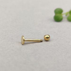 Labret din aur galben 14k